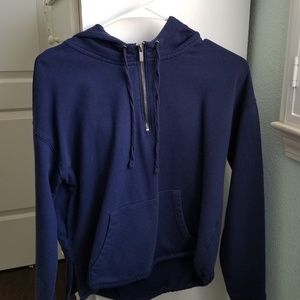 F21 Navy Blue hoodie size medium